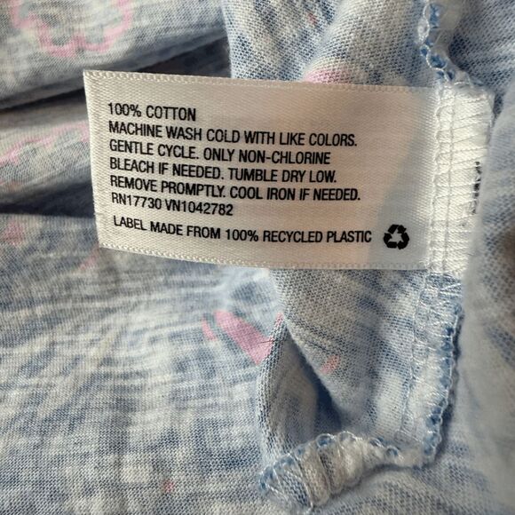 Lilly Pulitzer for Target Women's My Fans Crochet High Low Tank Top Blue Small - Picture 4 of 7